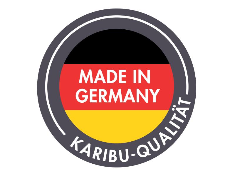 Karibu Pool Modell 2 Variante D, mit Terrasse im Set inkl. Filteranlage und Skimmer