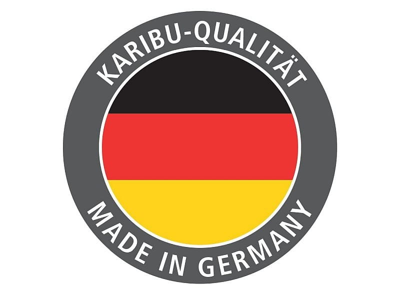 Karibu Pool Modell 2 X im Set mit Terrasse kdi - Folie Blau