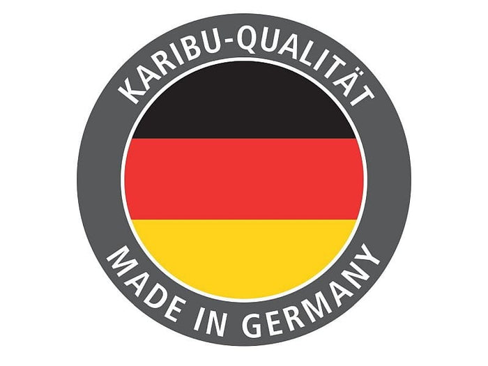 Karibu Pool Modell 2 X im Set mit Terrasse kdi - Folie Blau