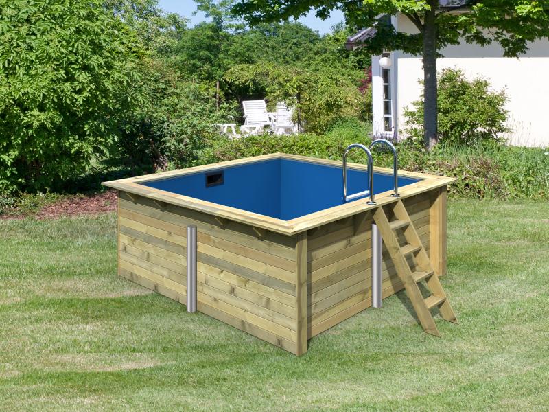Karibu Rechteck Pool Größe 1 im Set inkl. Filterpaket