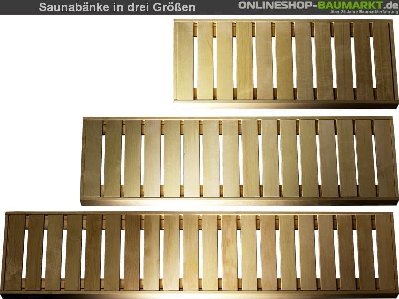 Karibu Sauna Bank Größe 1