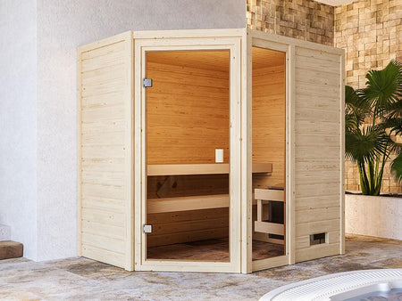 Karibu Sauna Jada 38 mm