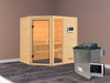 Karibu Sauna Jada mit 9 kW Ofen ext. Strg 38 mm
