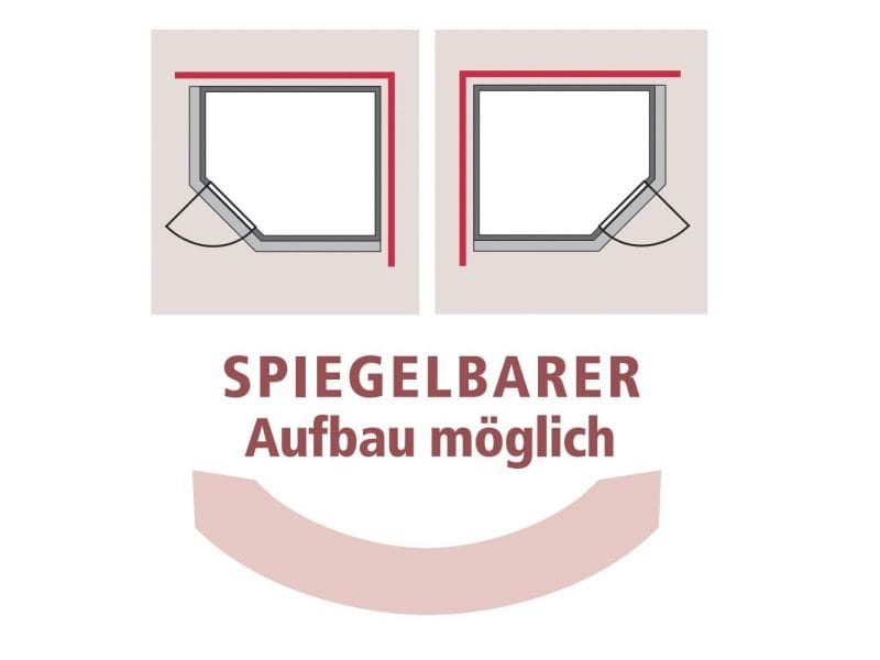 Karibu Sauna Sodin inkl. 9 kW Ofen integr. Steuerung mit bronzierter Ganzglastür - mit Dachkranz -