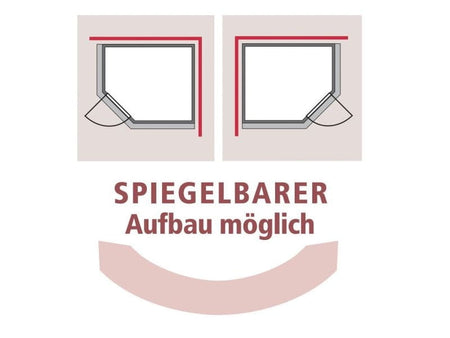 Karibu Sauna Sodin inkl. 9 kW Ofen integr. Steuerung mit bronzierter Ganzglastür - mit Dachkranz -