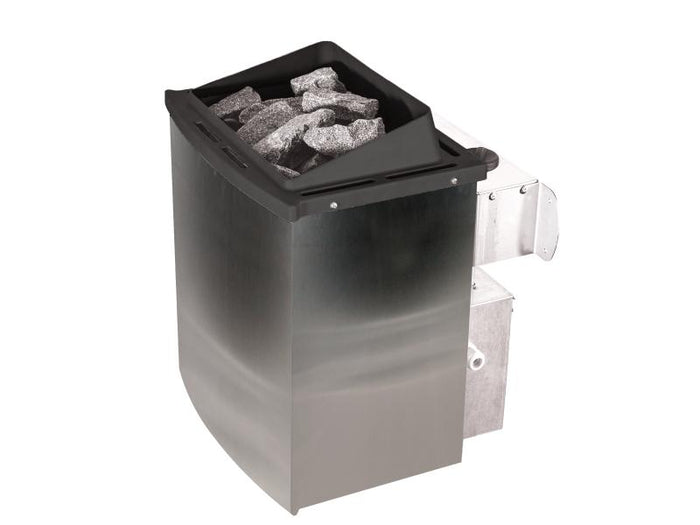 Karibu Saunahaus Hytti 1  38 mm - inkl. 9 kW Ofen integr. Steuerung - mit Energiespartür und Fußbode