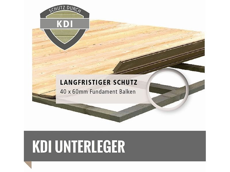 Karibu Saunahaus Mainburg 5 Set A naturbelassen- 9 kW Bioofen ext. Strg