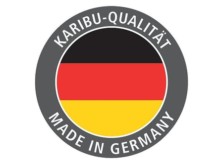 Karibu Saunahaus Mainburg 5 Set B ohne Ofen terragrau
