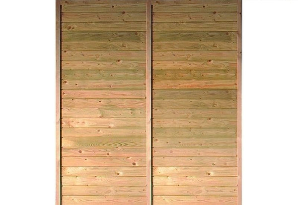 Karibu Seitenwand für Einzel- / Doppel-Carport kdi