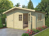 Lasita Blockbohlenhaus Keila 34 natur 2-Raum 34 mm