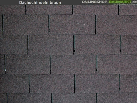 Lasita Dachschindeln Rechteck braun 7 Pakete