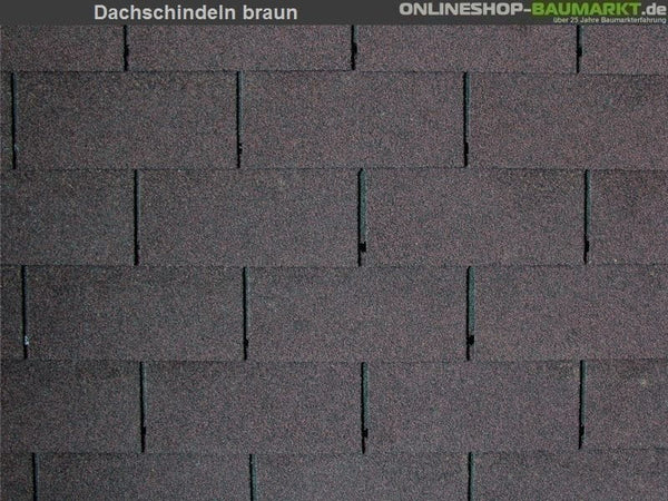 Lasita Dachschindeln Rechteck braun 7 Pakete