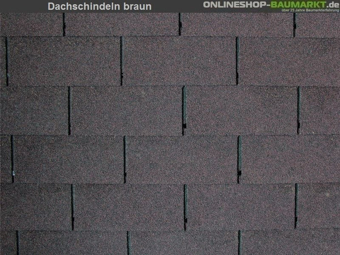 Lasita Dachschindeln Rechteck braun 7 Pakete