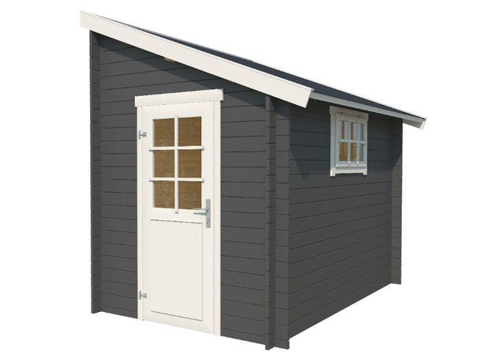 Lasita Gartenhaus Jura carbongrau 28 mm