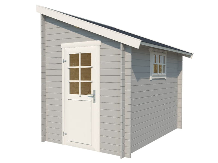 Lasita Gartenhaus Jura lichtgrau 28 mm