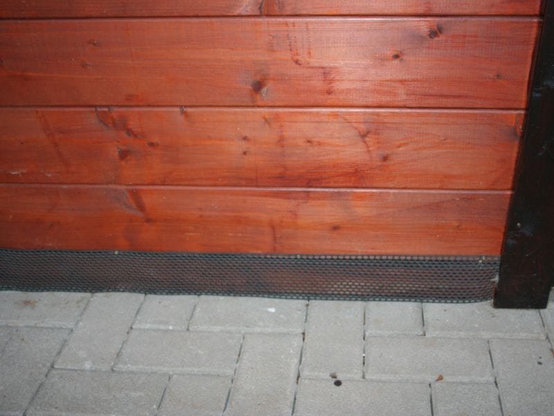 Lüftungsgitter für Unterleger 500 cm
