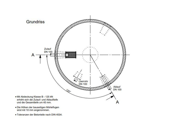 Mall Betonzisterne Family 7600 Liter, begehbar, mit Gartenfilter
