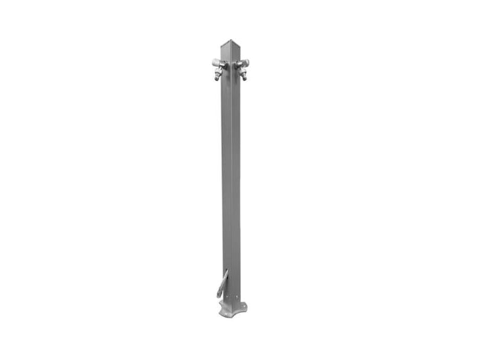 Mall Entnahmestelle Alu-Säule Fontana P, inkl. 2 Wasserhähne
