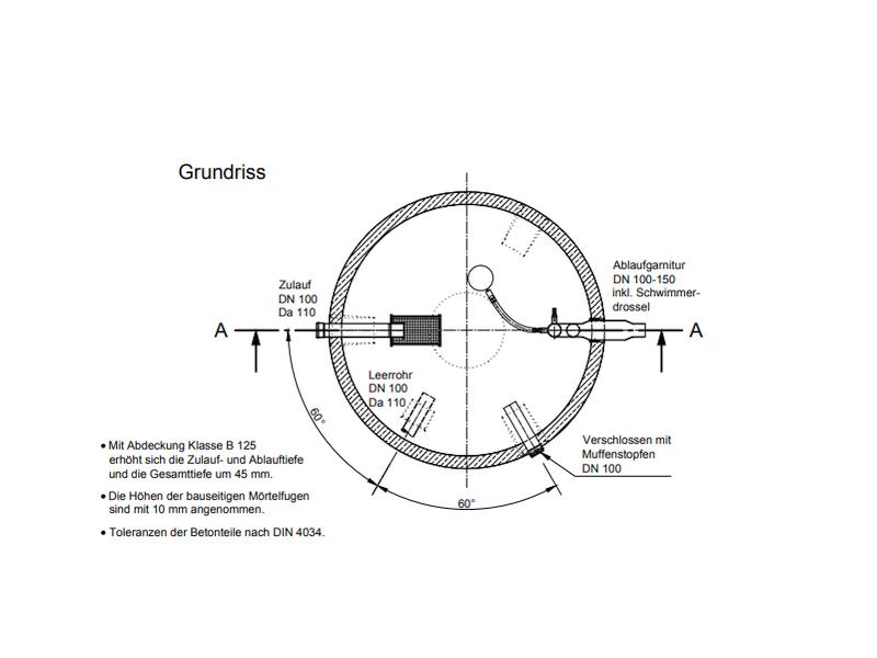 Mall Retentionszisterne Reto Family 6500 Liter, begehbar, mit Gartenfilter