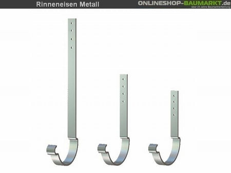 Metall-Dachrinne dunkelgrau Pultdach 700 cm