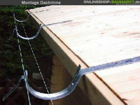 Montage Dachrinne