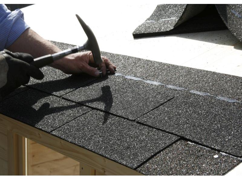 Montage Dichtungsbahn Pult-/Flachdach