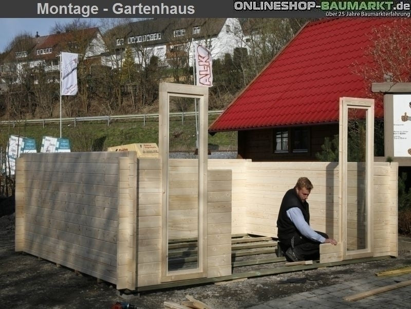 Montage Karibu Gartenhaus Meldorf 6 (Deutschland)