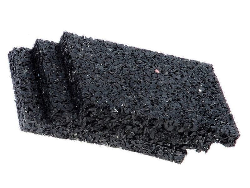 Montage Unterleger für Gartenhäuser Granulatpads Gummi 48 Stück