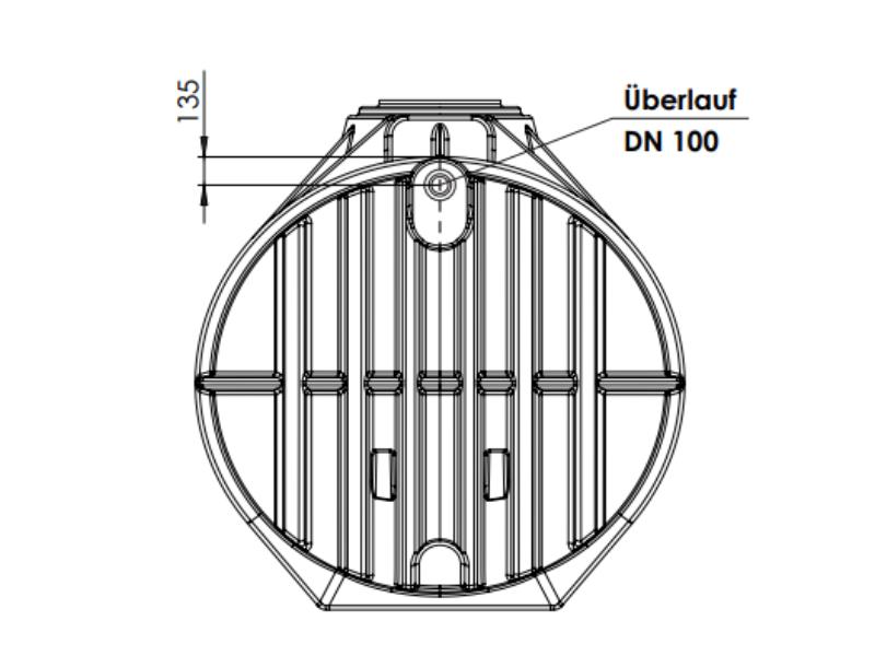 Nautilus Atlantis Premium-Zisterne 12.500 Liter mit 3 Lippendichtungen DN 100