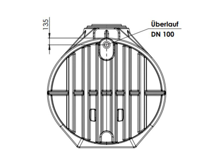 Nautilus Atlantis Premium-Zisterne 12.500 Liter mit 3 Lippendichtungen DN 100