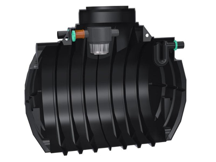 Nautilus Atlantis Premium-Zisterne 4.000 Liter mit vorinstalliertem Korbfilter & Siphon