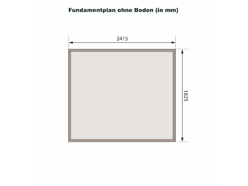 Osb smart choice Gartenhaus Stegen 3 natur