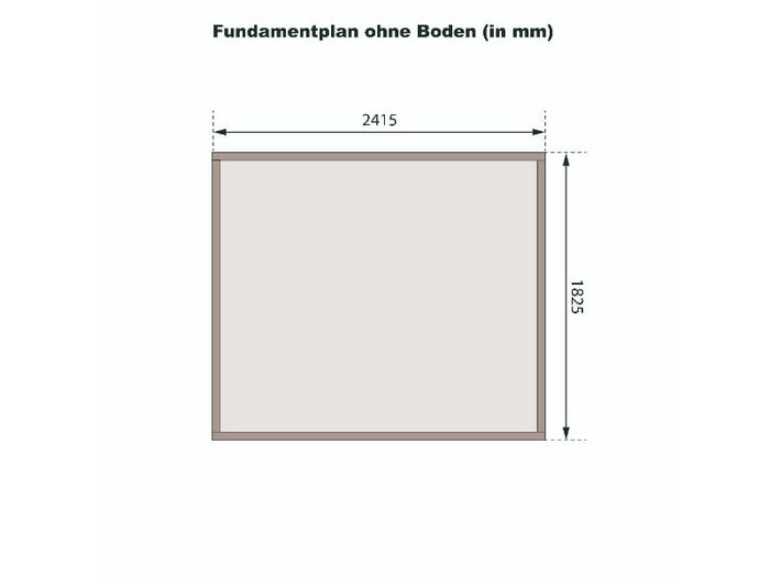 Osb smart choice Gartenhaus Stegen 3 natur