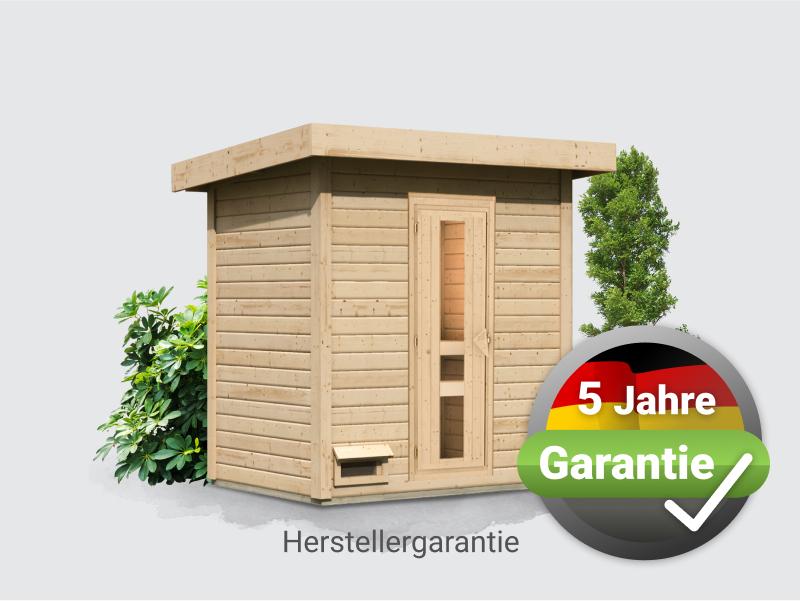 Osb smart choice Saunahaus Hella 1 - ohne Ofen - inkl. Dacheindeckung und Fußboden