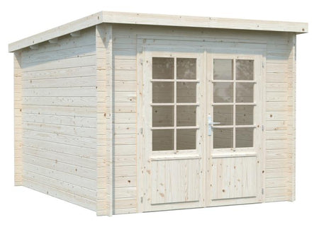Palmako Blockbohlenhaus Ella 6,9 28 mm natur