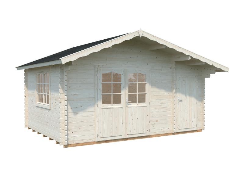 Palmako Blockbohlenhaus Emma 14,2 34 mm natur
