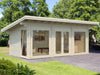 Palmako Blockbohlenhaus Heidi 19,7 70 mm natur