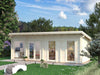 Palmako Blockbohlenhaus Heidi 22,5 3-Raum 70 mm natur