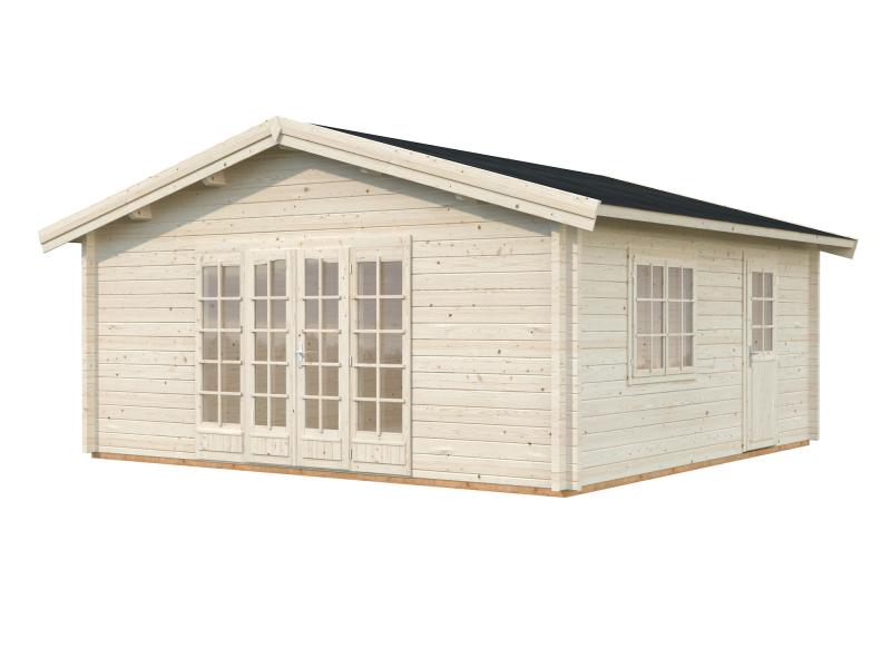 Palmako Blockbohlenhaus Irene 27,7 70 mm natur