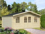 Palmako Blockbohlenhaus Klara 17,0 28 mm natur