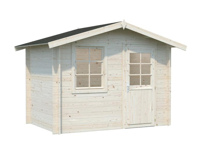 Palmako Blockbohlenhaus Klara 4,7 28 mm natur