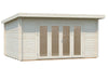 Palmako Blockbohlenhaus Lea 14,2 44 mm transparente Tauchgrundierung