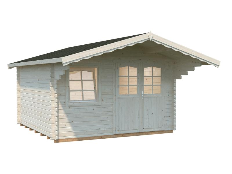 Palmako Blockbohlenhaus Sally 12,3 44 mm natur