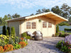 Palmako Blockbohlenhaus Sally 15,5 44 mm natur