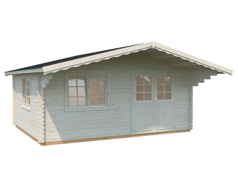 Palmako Blockbohlenhaus Sally 19,1 44 mm natur