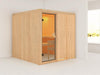 Rodin - Karibu Sauna ohne Ofen - ohne Dachkranz -