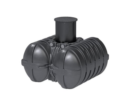 Roth Flachtank - Zisterne Twinbloc Garten-Set 5000 Liter mit Tauchpumpe