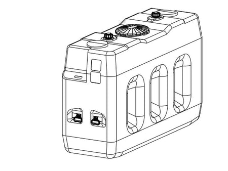 Roth Regenwasser Erweiterungs-Industriespeicher 3000 Liter