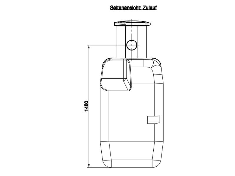Roth Regenwasser Sammelbehälter 1000 Liter inkl. Filterkorb