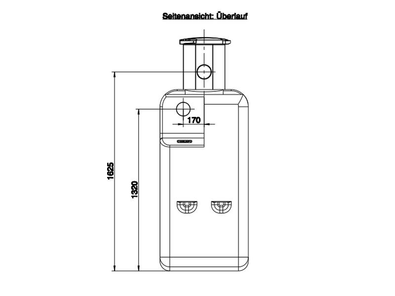 Roth Regenwasser Sammelbehälter 1500 Liter inkl. Filterkorb
